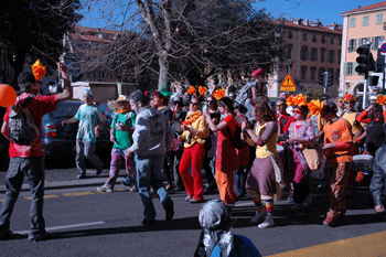 Carneval independent de Niça dau 13 de Febrier 2005 : fòto Bastian DONATO