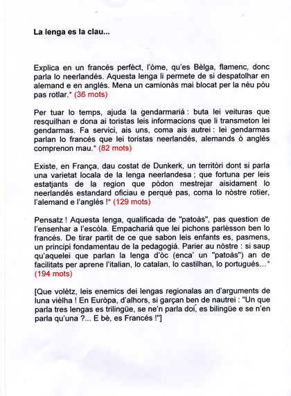 tèxt de la dictada 2007