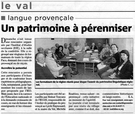 Article Var-Matin dau 23/05/08