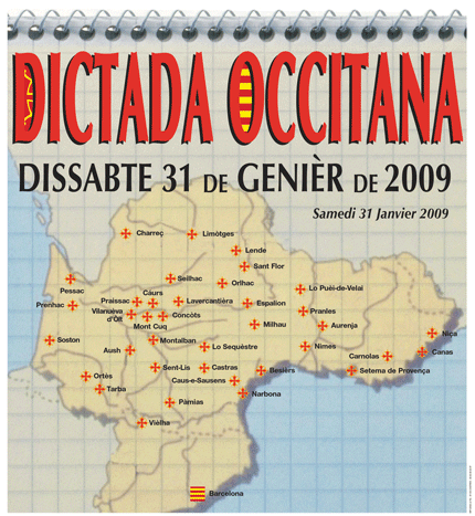 Aficha dictada occitana dau 2009