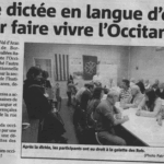 Nice-Matin : dictée occitane 2008