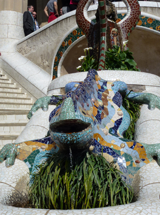 Parc Güell : lo drac.