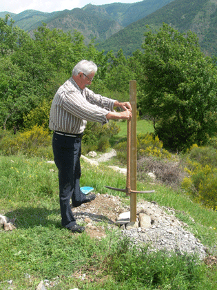 Le pic de Jan-Piè sert de fil à plomb